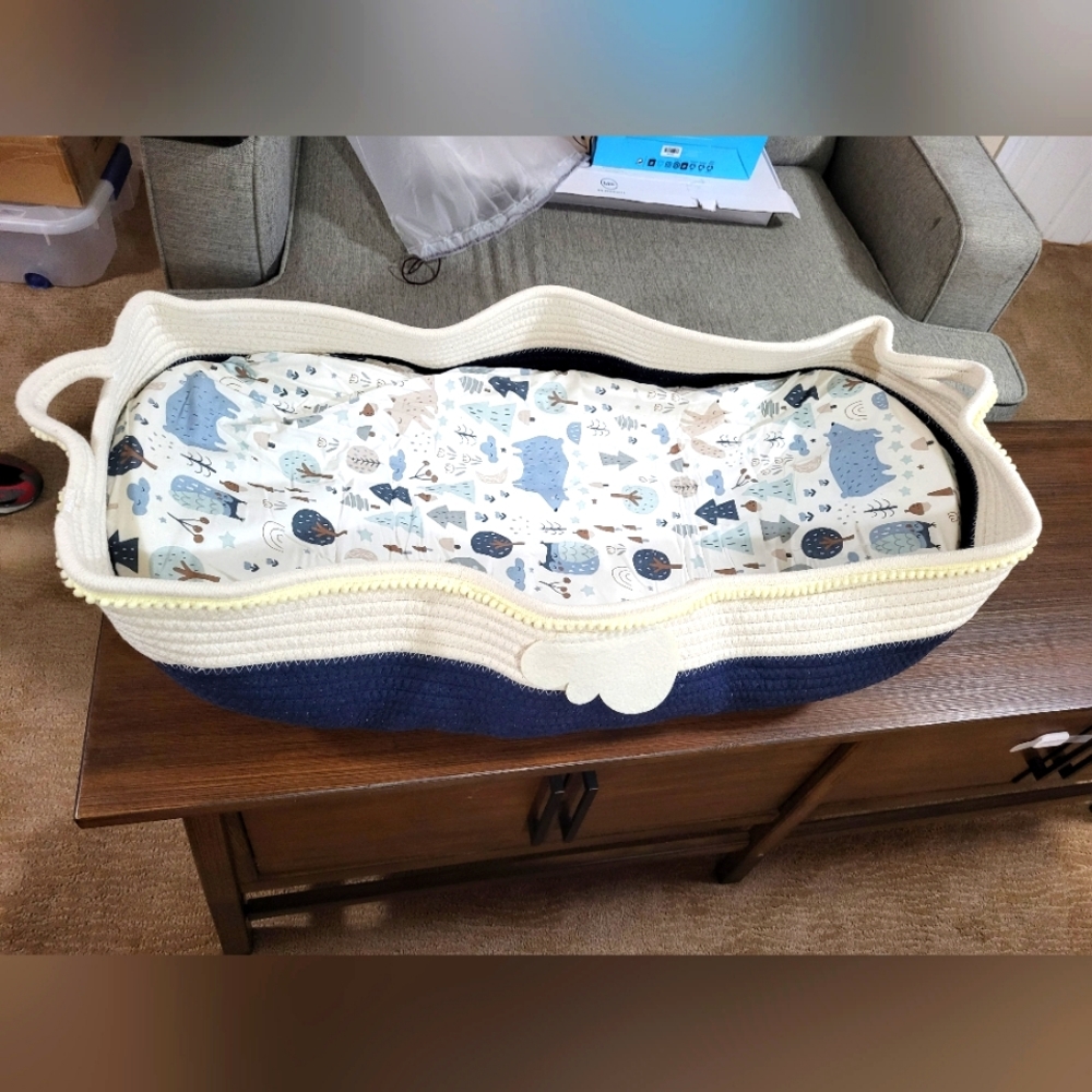 Baby changing basket